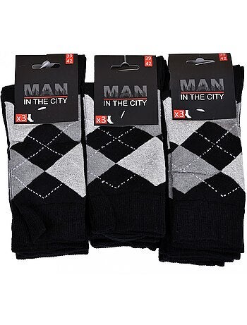 Chaussettes pour Homme en Coton Majoritaire Confort et fantaisie - Pack de 9