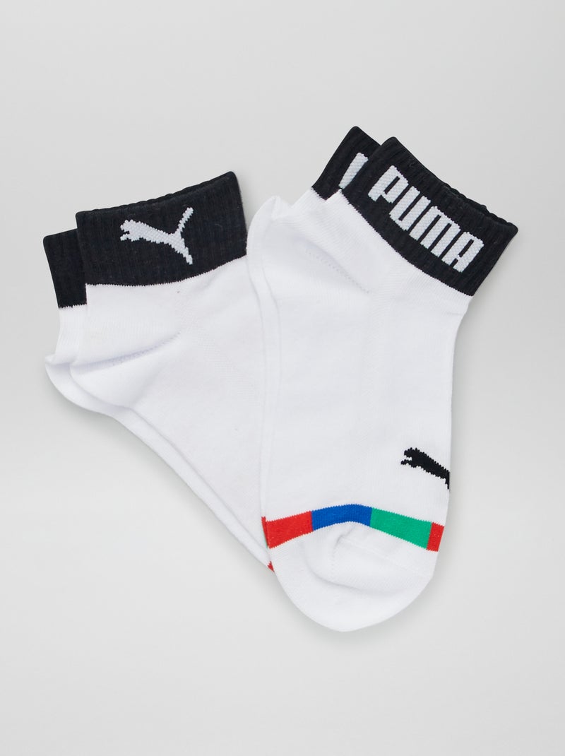 Chaussettes 'Puma' - Lot de 2 Blanc - Kiabi