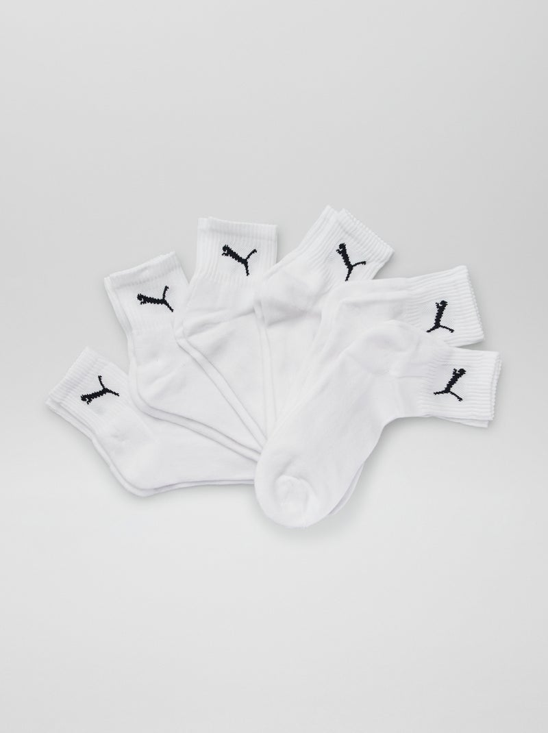 Chaussettes 'Puma' - Lot de 6 Blanc - Kiabi