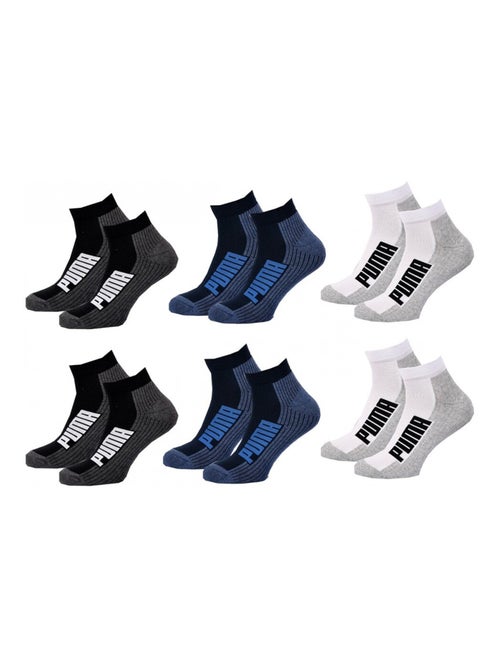 Chaussettes PUMA QUARTER - Pack de 6 - Kiabi