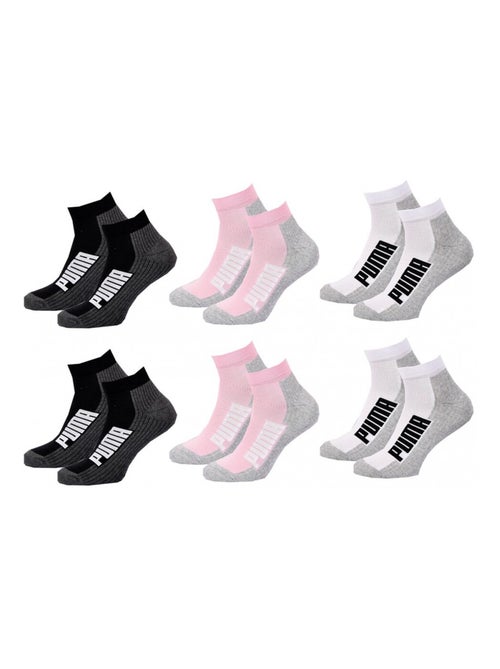 Chaussettes PUMA QUARTER - Pack de 6 - Kiabi