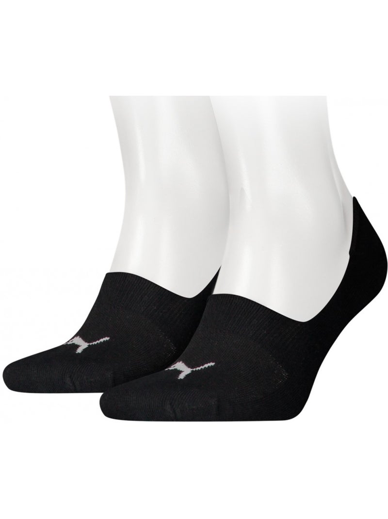 Chaussettes PUMA Socquettes FOOTIES - Pack de 4 Noir Blanc - Kiabi