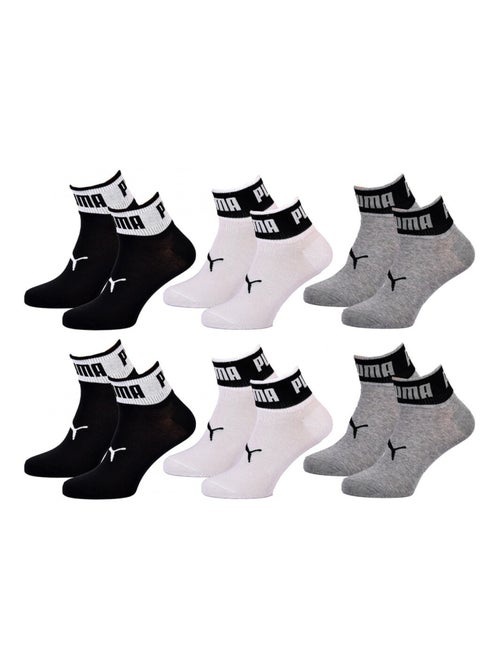 Chaussettes QUARTER PUMA - Pack de 6 - Kiabi