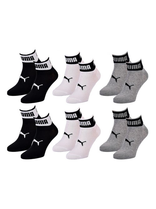 Chaussettes QUARTER PUMA - Pack de 6 - Kiabi