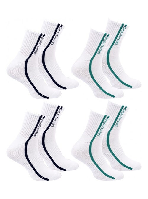 Chaussettes QUARTER SERGIO TACCHINI Lot de 4 Paires - Kiabi