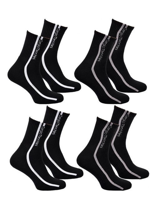 Chaussettes QUARTER SERGIO TACCHINI Lot de 4 Paires - Kiabi