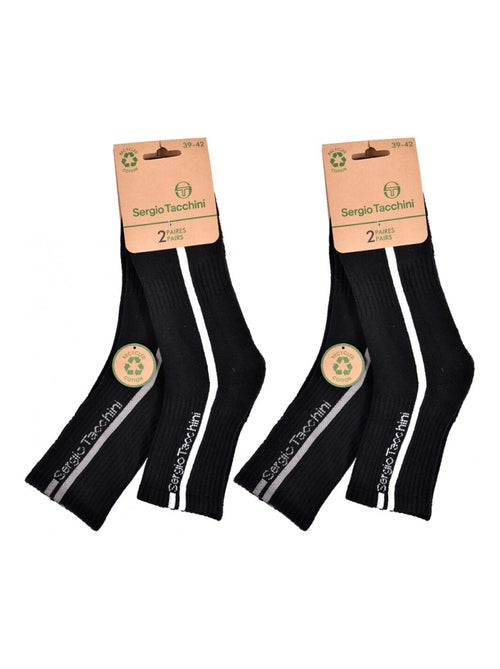 Chaussettes QUARTER SERGIO TACCHINI Lot de 4 Paires - Kiabi