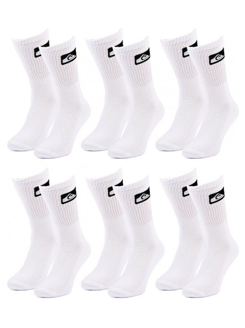 Chaussettes QUIKSILVER CUSHIONED CREW - Pack de 6 - Kiabi