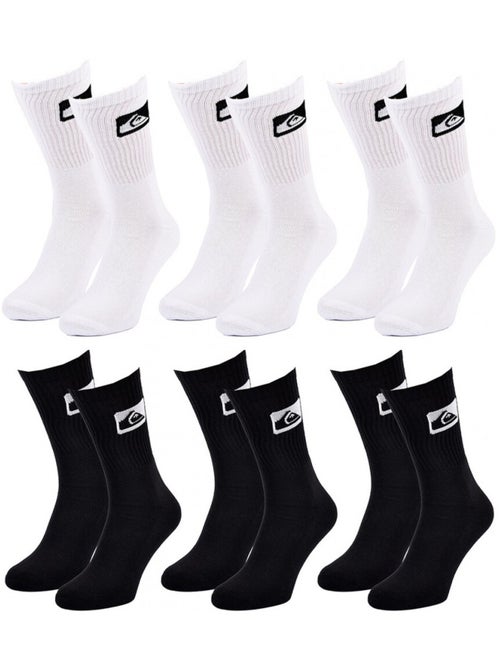 Chaussettes QUIKSILVER CUSHIONED CREW - Pack de 6 - Kiabi