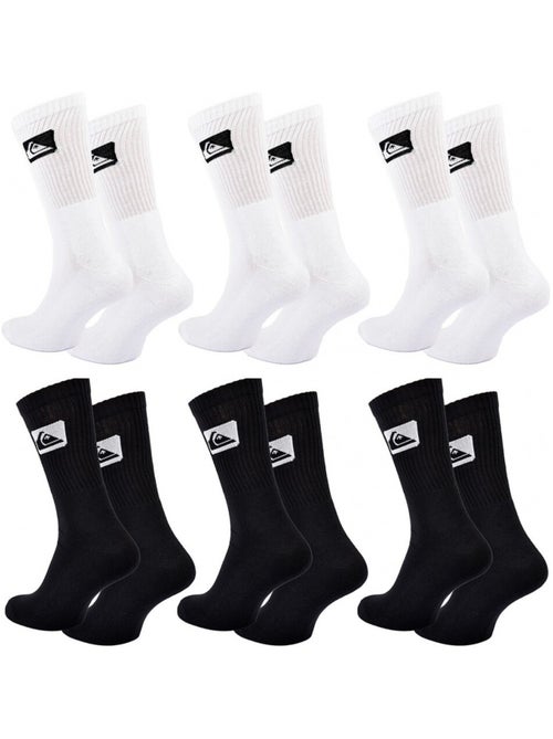 Chaussettes QUIKSILVER CUSHIONED CREW - Pack de 6 - Kiabi