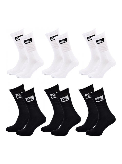 Chaussettes QUIKSILVER CUSHIONED CREW - Pack de 6 - Kiabi