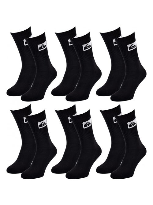 Chaussettes QUIKSILVER CUSHIONED CREW - Pack de 6 - Kiabi