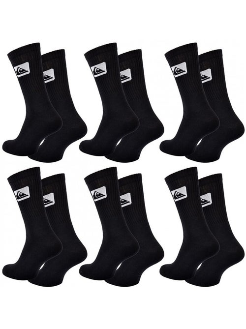 Chaussettes QUIKSILVER CUSHIONED CREW - Pack de 6 - Kiabi