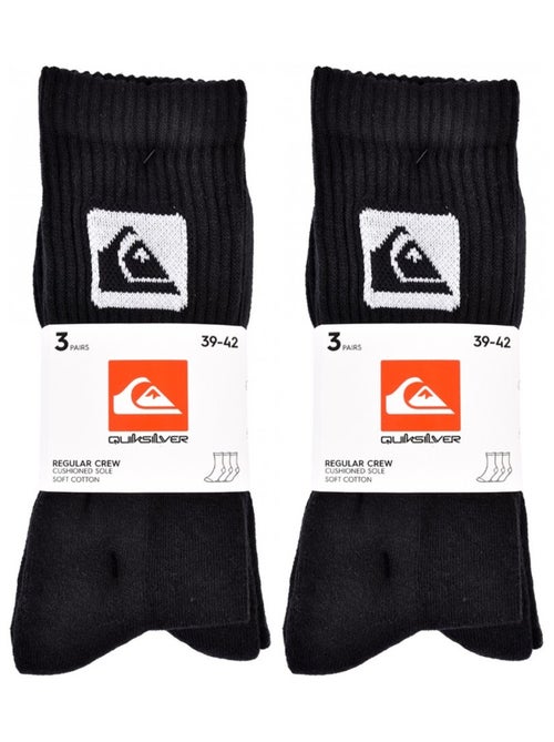 Chaussettes QUIKSILVER CUSHIONED CREW - Pack de 6 - Kiabi