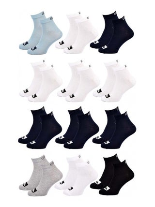 Chaussettes QUIKSILVER QUARTER - Pack de 12