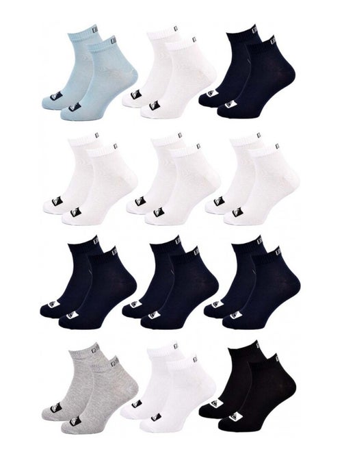 Chaussettes QUIKSILVER QUARTER - Pack de 12 - Kiabi