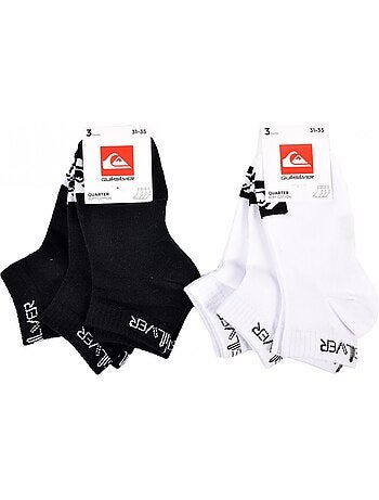 Chaussettes QUIKSILVER QUARTER - Pack de 6