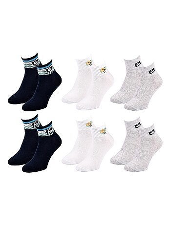 Chaussettes QUIKSILVER QUARTER - Pack de 6