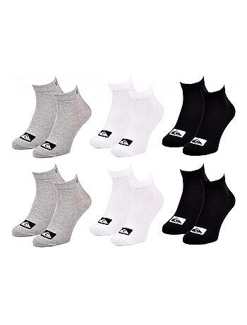 Chaussettes QUIKSILVER QUARTER - Pack de 6