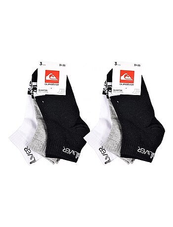 Chaussettes QUIKSILVER QUARTER - Pack de 6