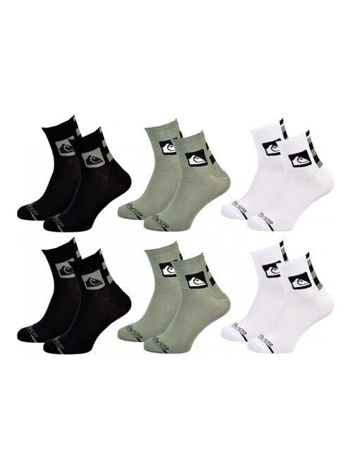 Chaussettes QUIKSILVER QUARTER - Pack de 6 - Kiabi