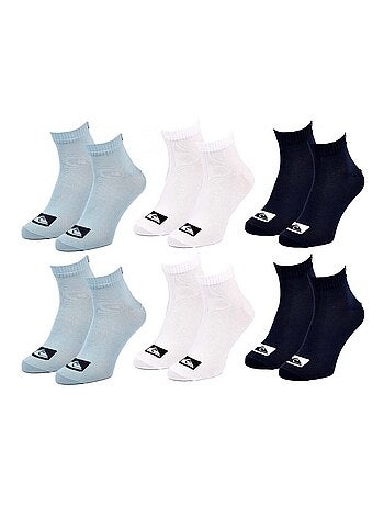 Chaussettes QUIKSILVER QUARTER - Pack de 6