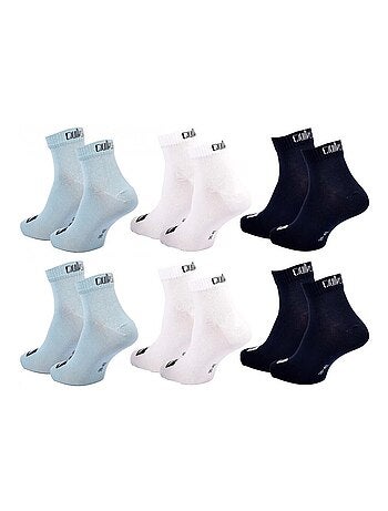 Chaussettes QUIKSILVER QUARTER - Pack de 6