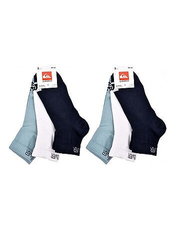 Chaussettes QUIKSILVER QUARTER - Pack de 6