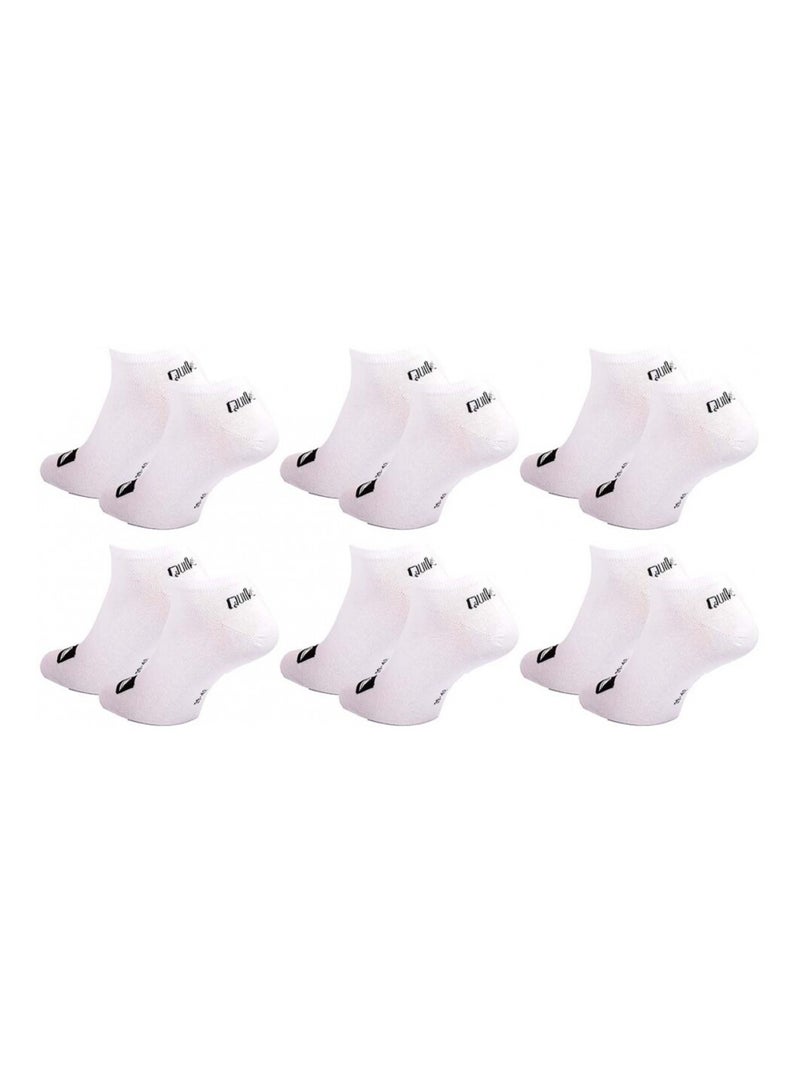 Chaussettes QUIKSILVER SNEAKER - Pack de 6 Blanc - Kiabi