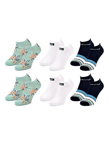 Chaussettes QUIKSILVER SNEAKER - Pack de 6