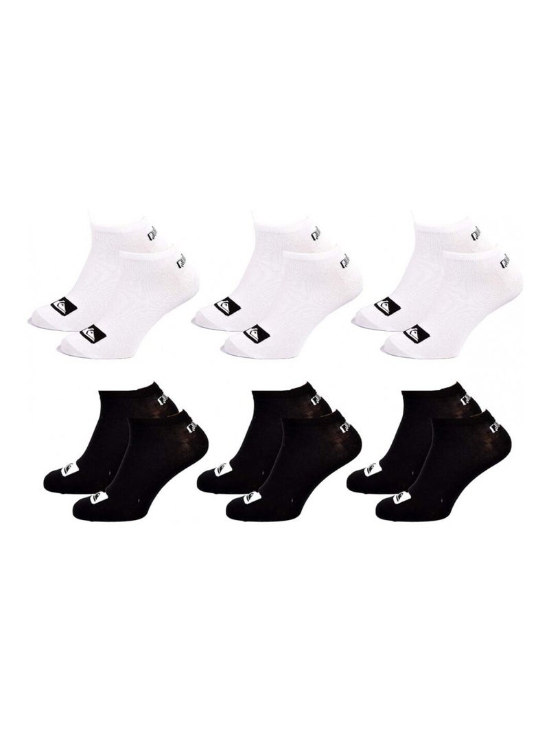 Chaussettes QUIKSILVER SNEAKER - Pack de 6 Multicolore - Kiabi
