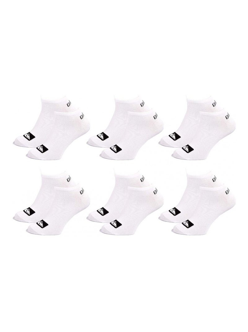 Chaussettes QUIKSILVER SNEAKER - Pack de 6 Multicolore - Kiabi