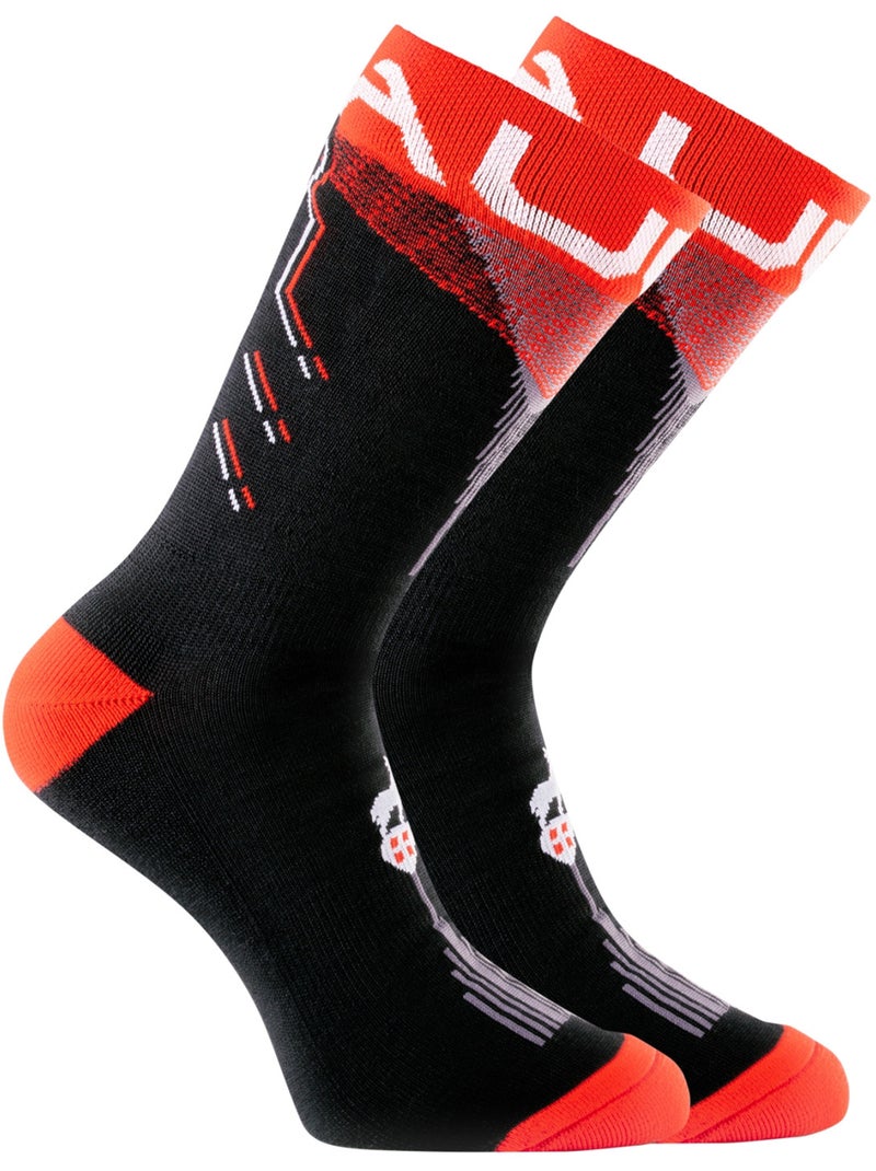 Chaussettes Rando AULP Technique Black Aulp Noir - Kiabi