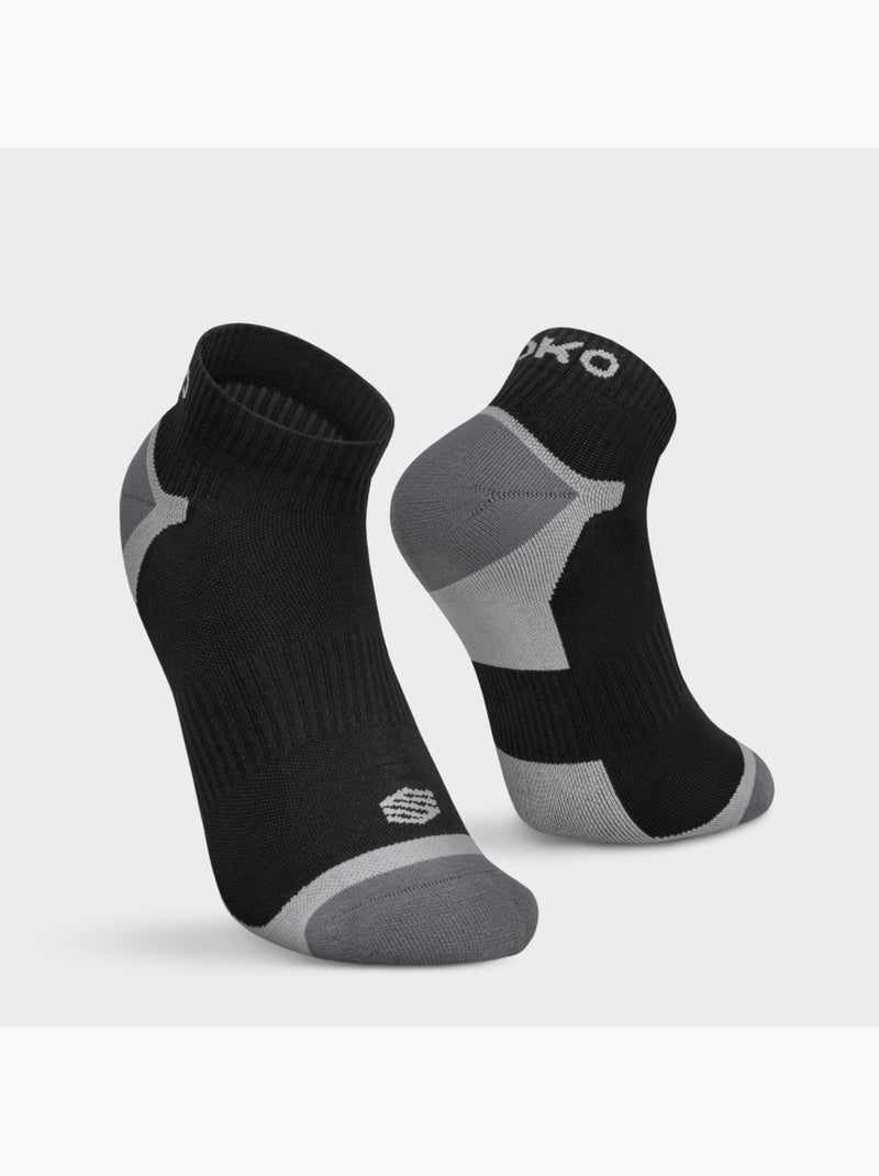 Chaussettes randonnée basses randonnée homme et femme loerie Noir - Kiabi
