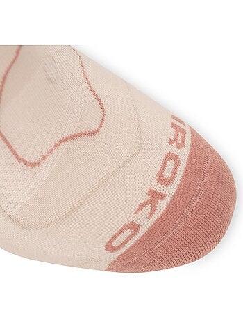 Chaussettes randonnée légères mi-mollet homme et femme gr3 sand