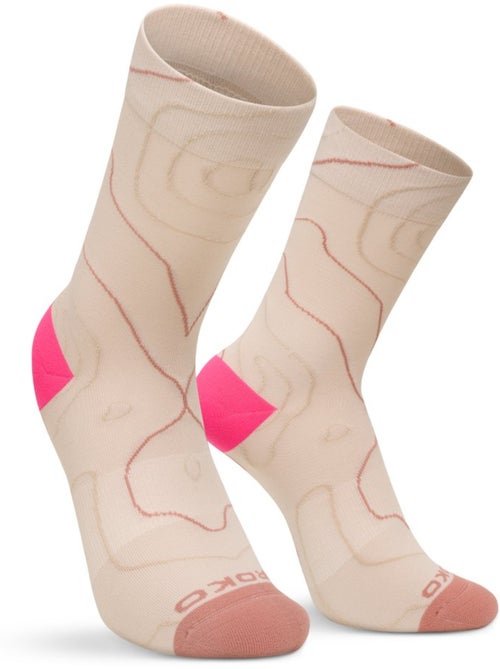 Chaussettes randonnée légères mi-mollet homme et femme gr3 sand - Kiabi Chaussettes randonnée légères mi-mollet homme et femme gr3 sand - Kiabi