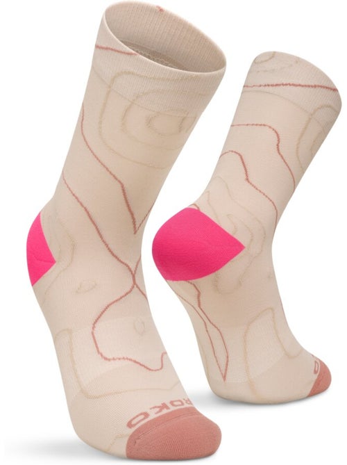 Chaussettes randonnée légères mi-mollet homme et femme gr3 sand - Kiabi Chaussettes randonnée légères mi-mollet homme et femme gr3 sand - Kiabi