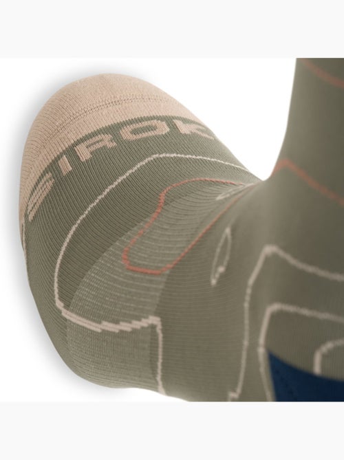 Chaussettes randonnée légères mi-mollet homme et femme gr3 - Kiabi