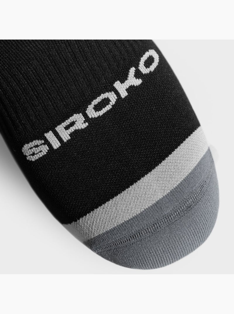 Chaussettes randonnée mi-mollet randonnée homme et femme druk Noir - Kiabi