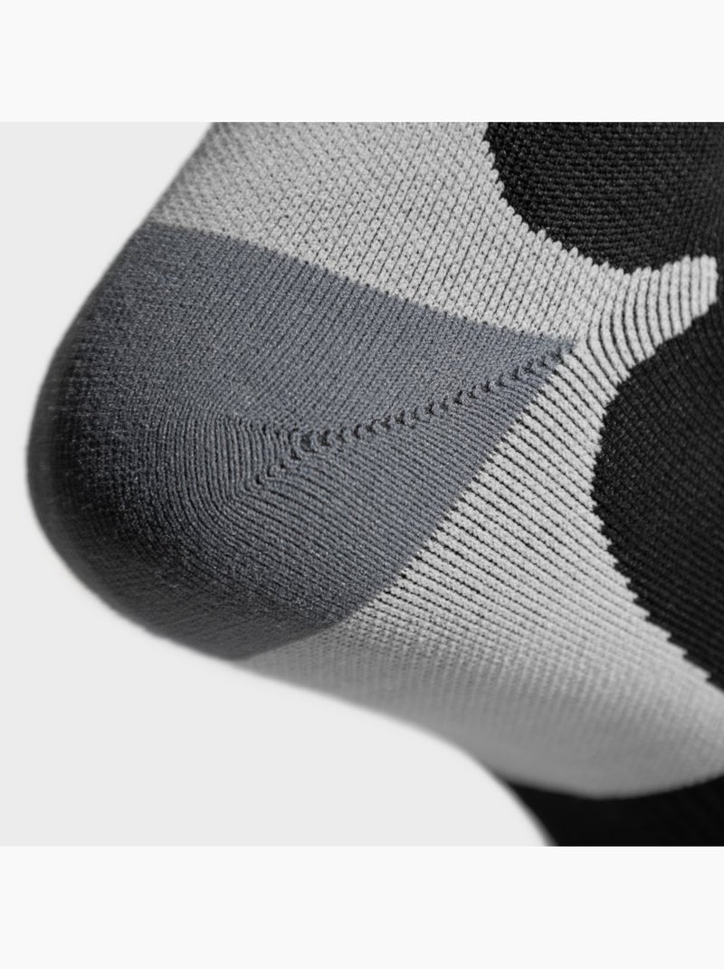 Chaussettes randonnée mi-mollet randonnée homme et femme druk Noir - Kiabi
