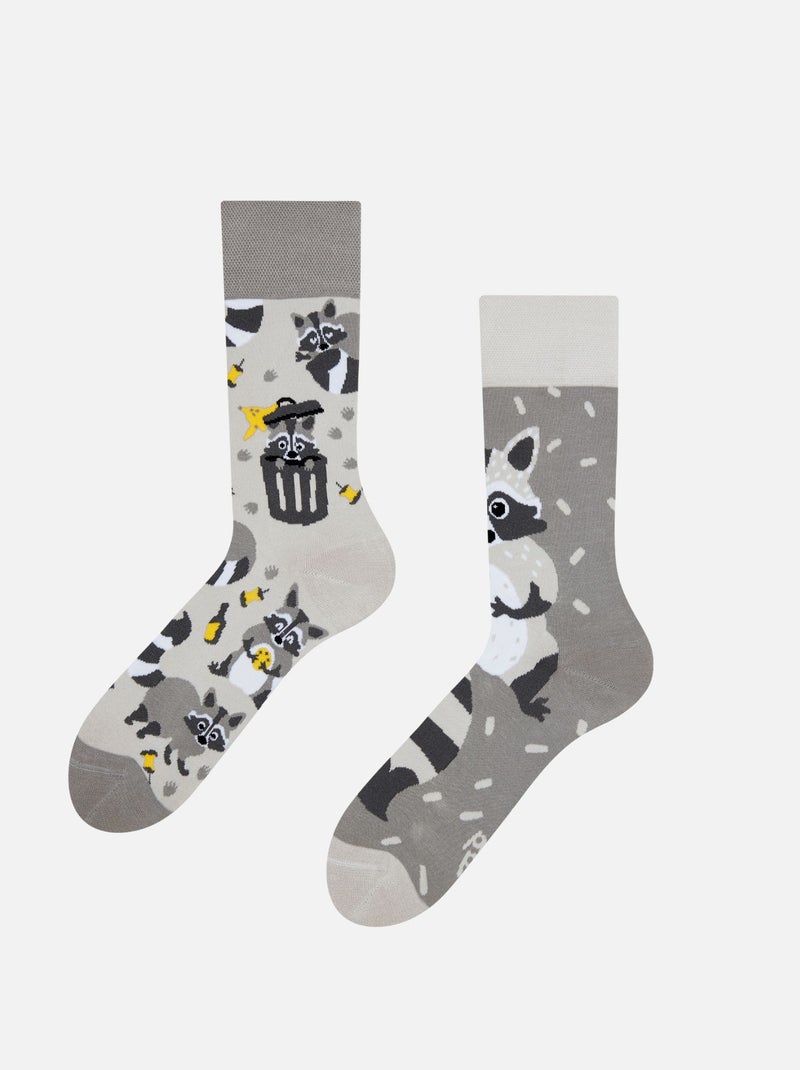 Chaussettes Raton Laveur Gris - Kiabi