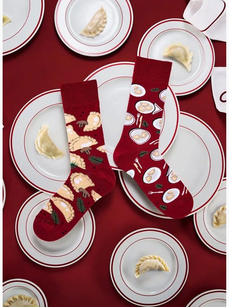Chaussettes Raviolis Rouge - Kiabi