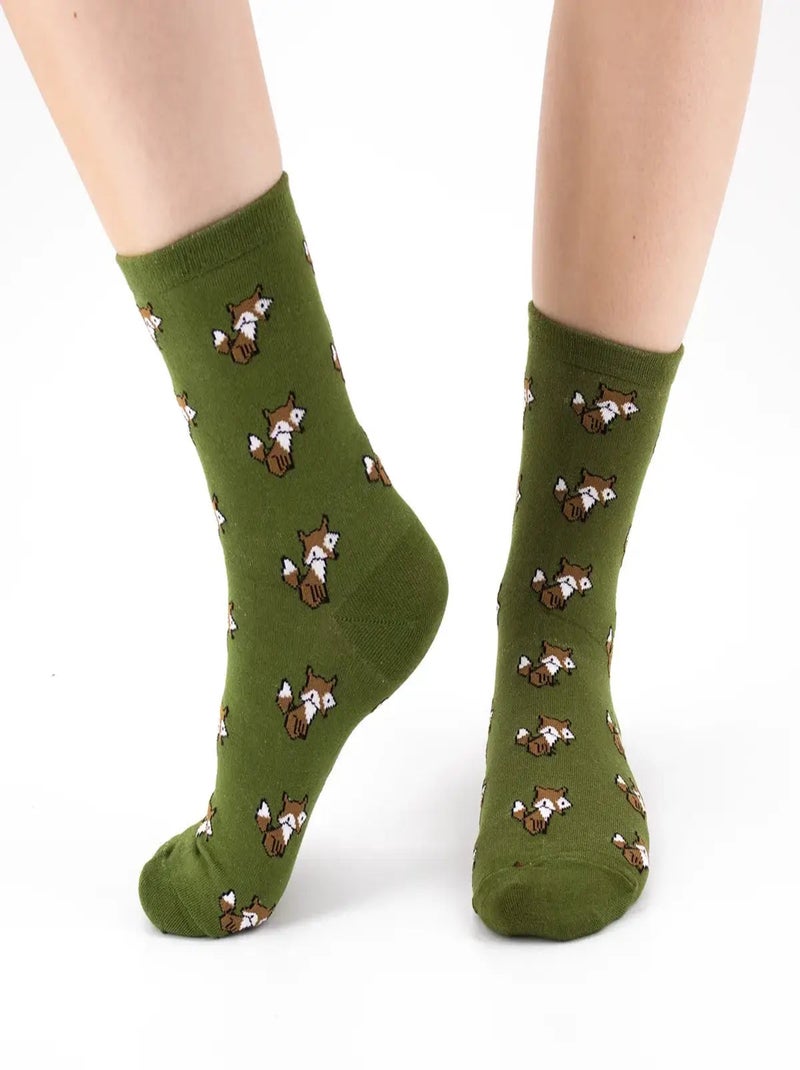 Chaussettes Renard  | Titeschaussettes Vert - Kiabi