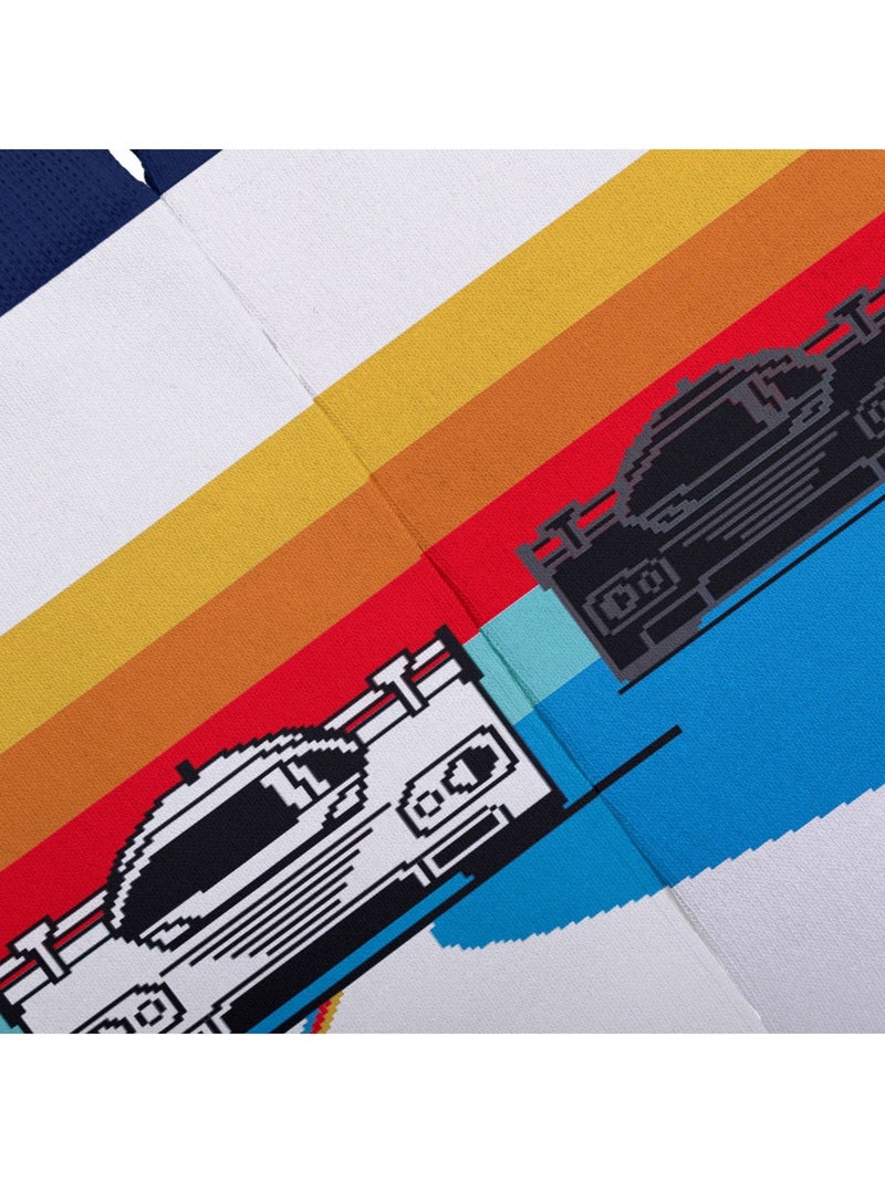 Chaussettes Retro Racer des 24H du Mans Blanc - Kiabi