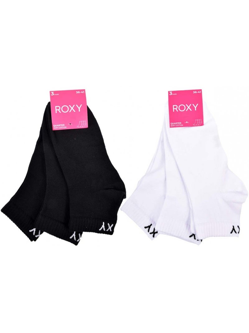 Chaussettes ROXY QUARTER - Pack de 6 Multicolore - Kiabi