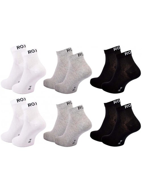 Chaussettes ROXY QUARTER - Pack de 6 - Kiabi