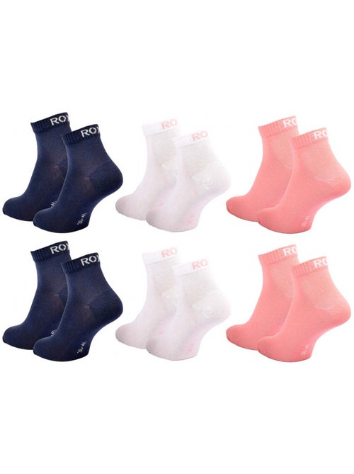 Chaussettes ROXY QUARTER - Pack de 6 - Kiabi