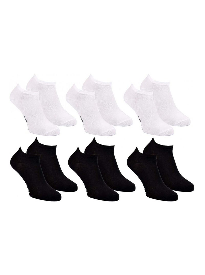 Chaussettes ROXY SNEAKER - Pack de 6 Blanc Noir - Kiabi
