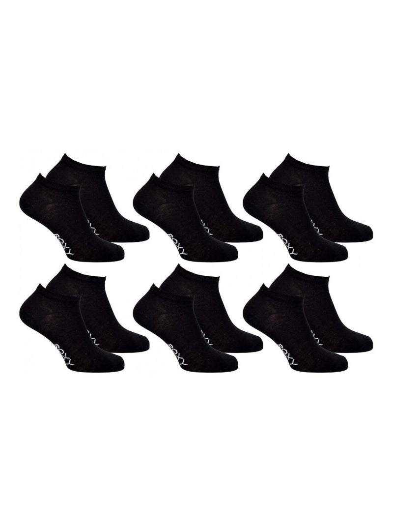 Chaussettes ROXY SNEAKER - Pack de 6 Noir - Kiabi