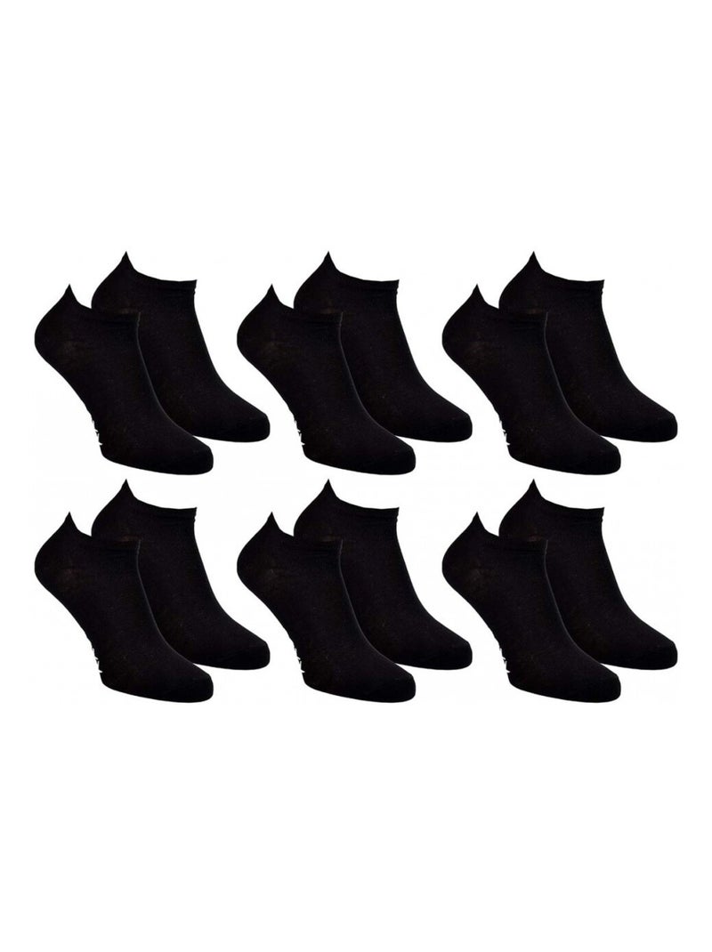 Chaussettes ROXY SNEAKER - Pack de 6 Noir - Kiabi